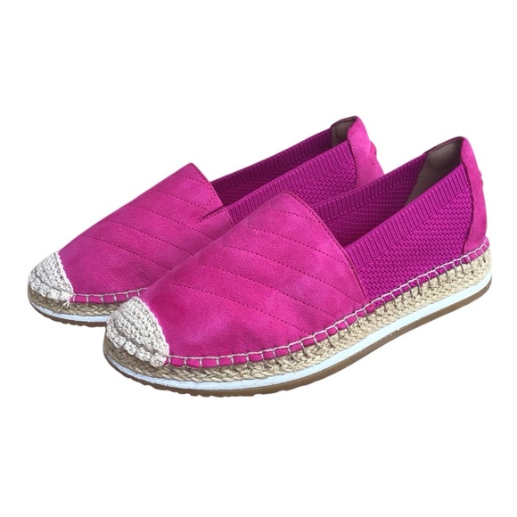 Cole Haan Cloudfeel Espadrille Pink Suede Loafer Slip On Shoes Size 7.5B - Picture 4 of 15